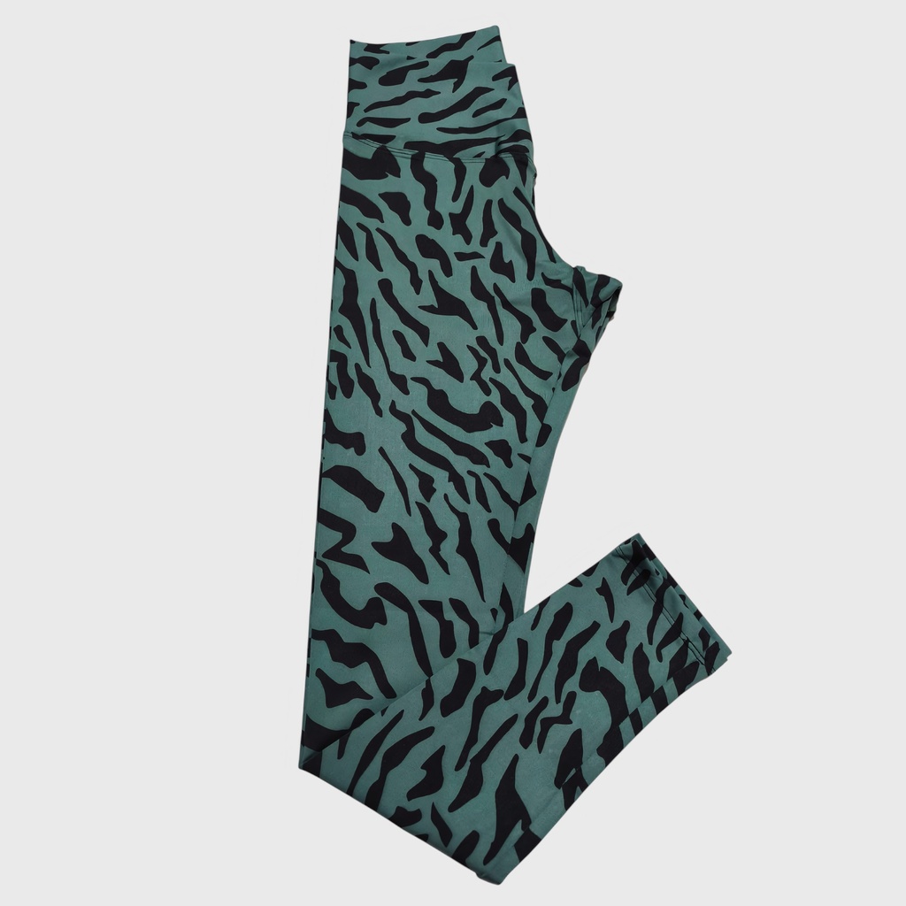 Legging Verde Animal Print Talla S