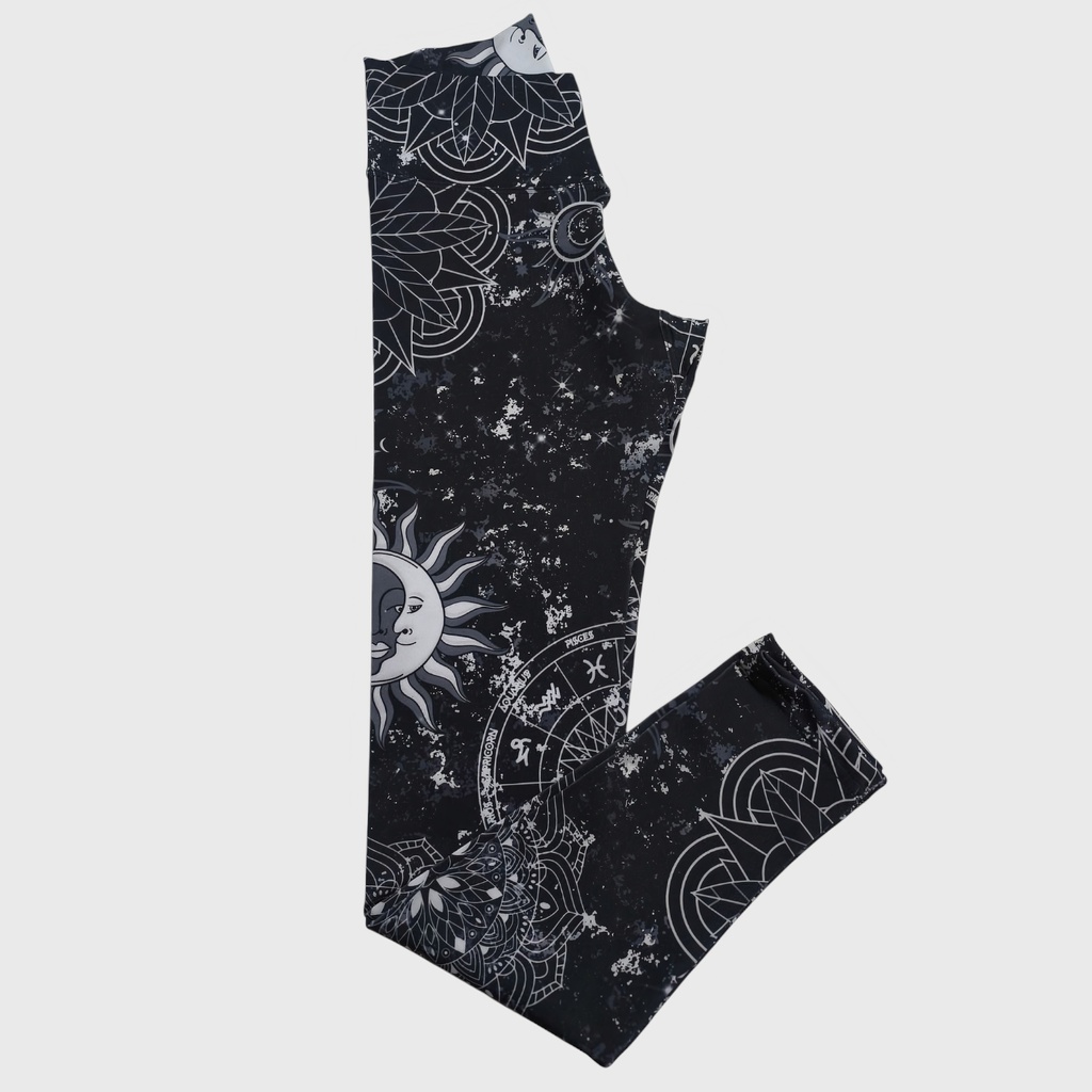 Legging Negro Mandala Luna Talla S