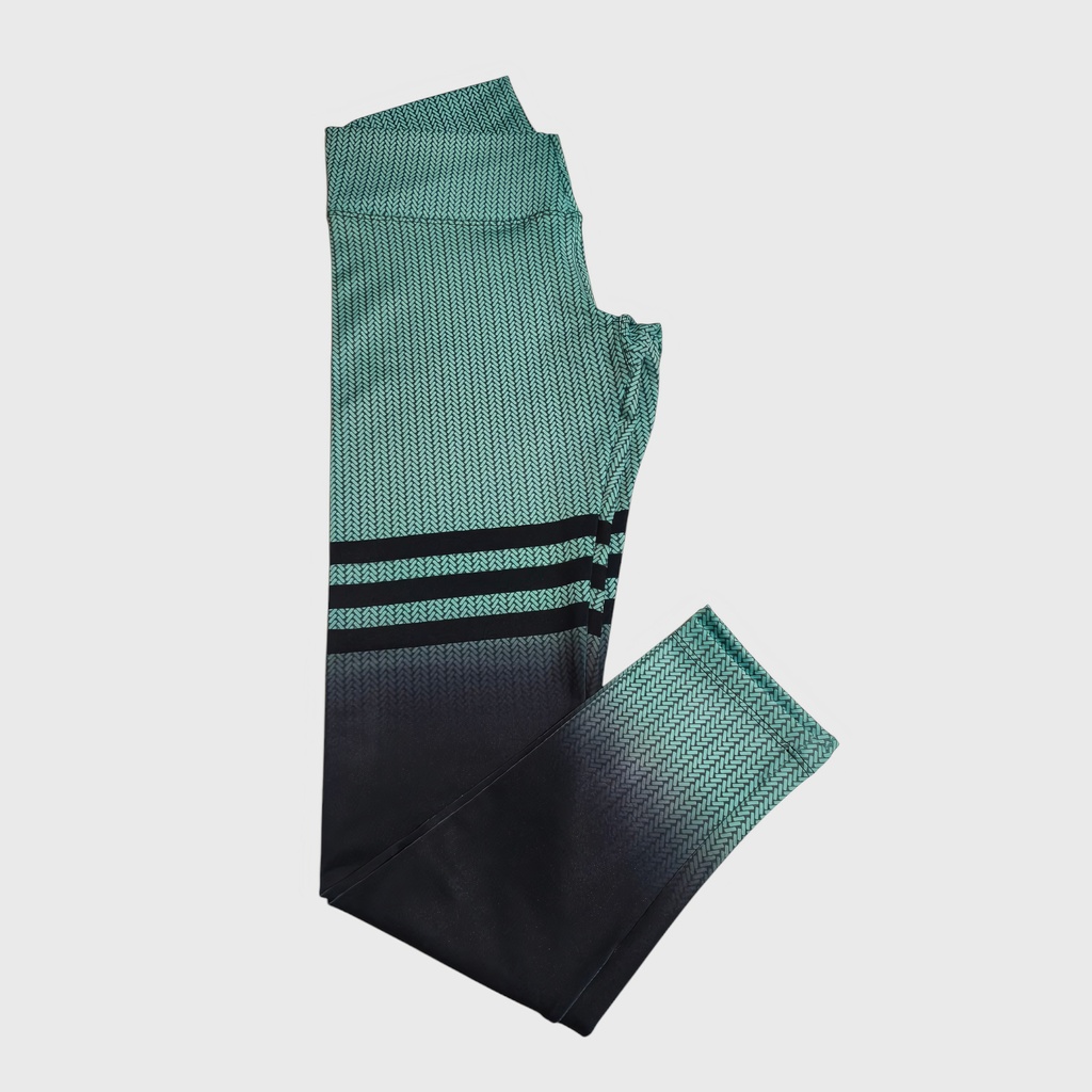 Legging Verde Rayas Talla L