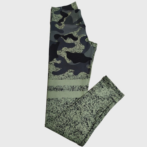 [legging-verdemilitar-m] Legging Verde Militar Talla M