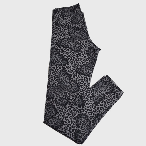 [legging-grismariposa-m] Legging Gris Mariposa Talla M
